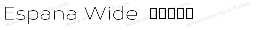 Espana Wide字体转换